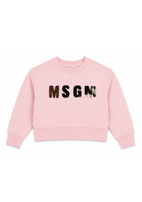 Felpa con logo applicato MSGM KIDS | F6MSJGSW068MS090